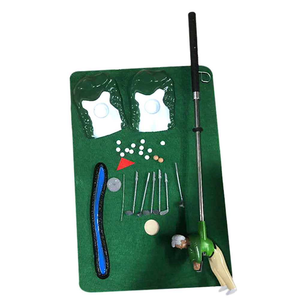 Indoor Mini Golf Game Golfing Man Indoor Golf Game Indoor Mini Golf Game Set with A Little Guy Attached to Golf Club B88